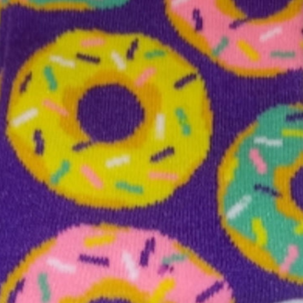 *3/$15* Mens Fun Donut Socks - Picture 4 of 4